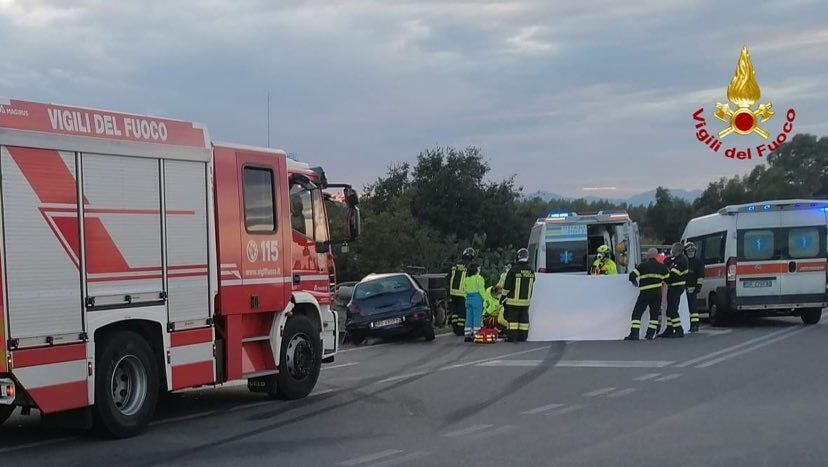 Ussana, grave incidente stradale sulla Sp 466: muore una donna nello schianto con un’autocisterna