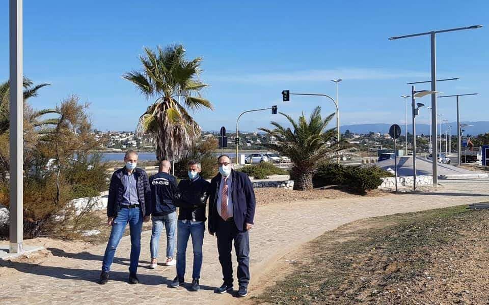 Quartu, Delunas saluta con la nuova illuminazione della pista ciclabile del Poetto: “Passeggiata fruibile tutto l’anno”