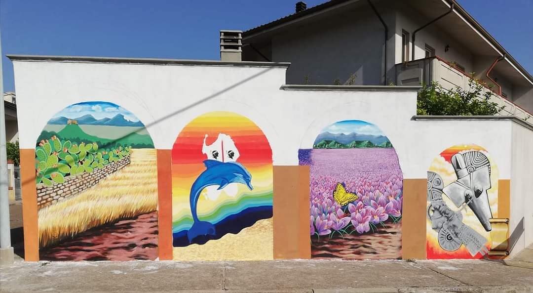 San Gavino Monreale, l’integrazione delle persone tramite un murale