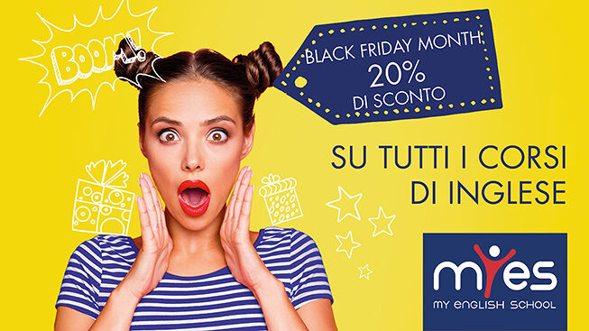 Black Friday Month: l’imperdibile promo di MyEnglish School Cagliari!