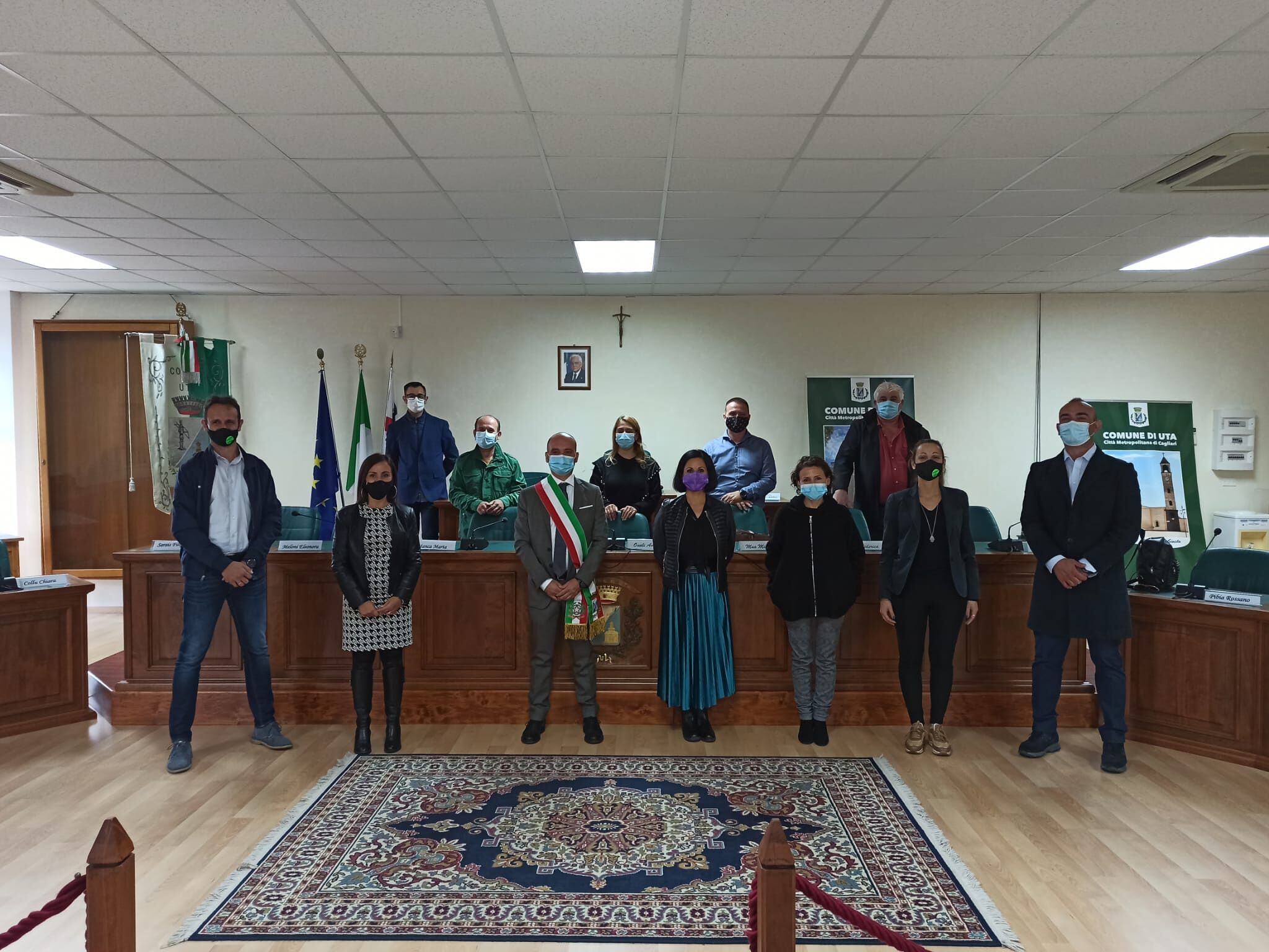 Uta, nominata la nuova giunta comunale: “Un mix vincente con parità tra uomini e donne”