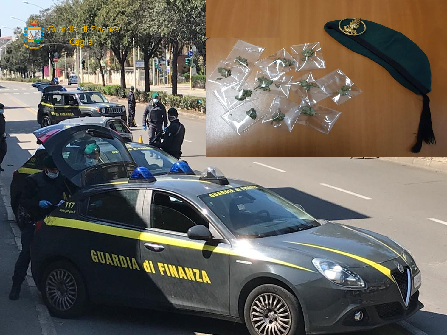 Senza la mascherina e con la marijuana in tasca: nei guai 11 giovani di Quartu