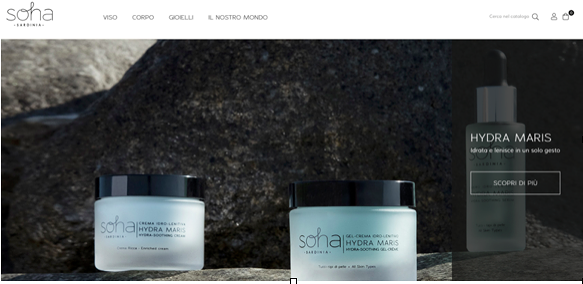 Soha Sardinia lancia il suo nuovo sito e ecommerce