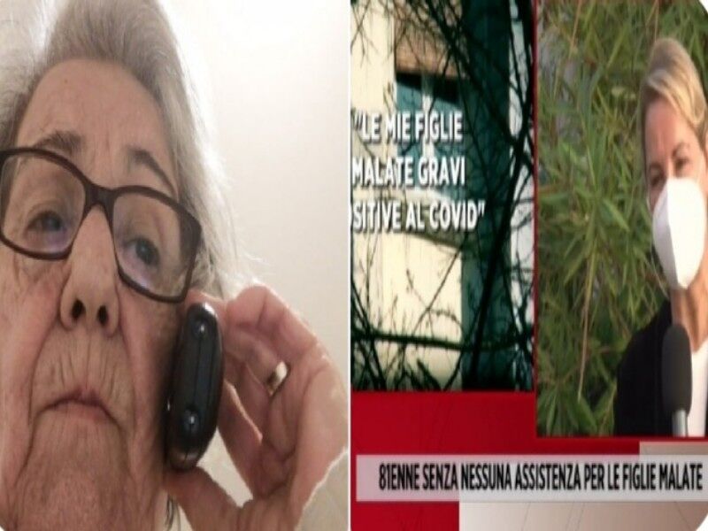 Cagliari, il caso dell’81enne con le figlie malate gravi senza assistenza finisce su Rai 1