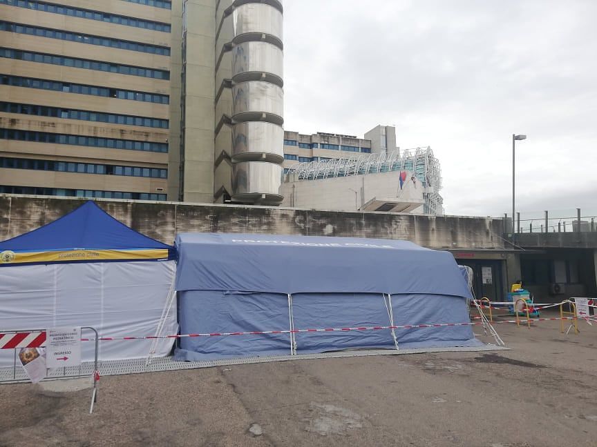 Cagliari, pronto soccorso del Brotzu sotto pressione: 21 positivi ricoverati