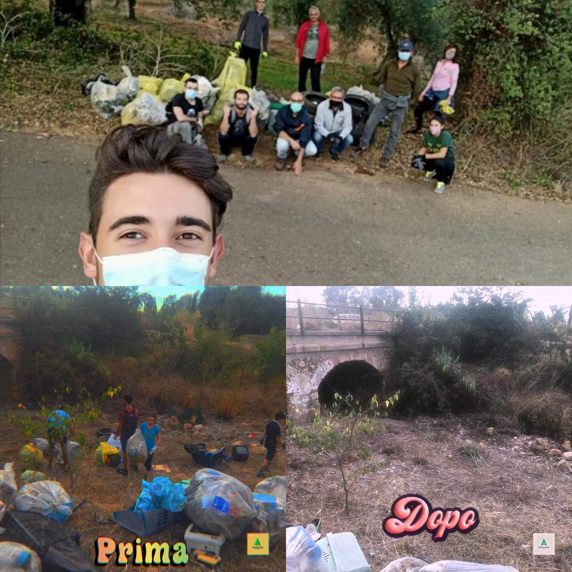 I giovani di “Ecocleanmov” di Guspini e Villacidro protagonisti a Striscia la Notizia