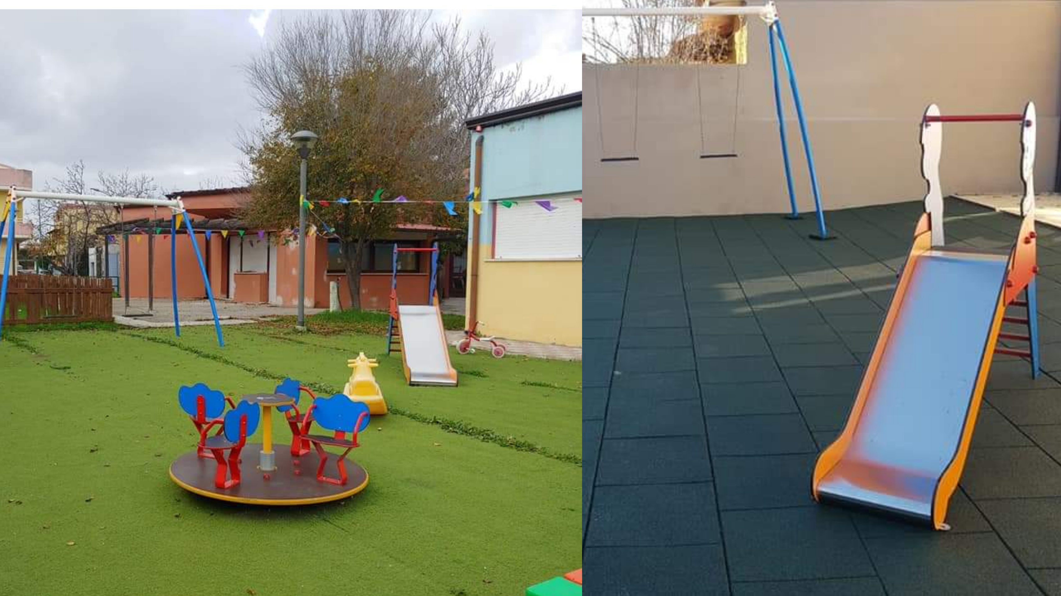 Nuovi giochi per bambini a Maracalagonis grazie ai fondi europei