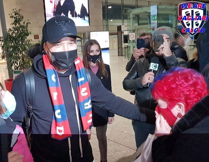 Cagliari, il ritorno del Ninja: Nainggolan sbarcato a Elmas