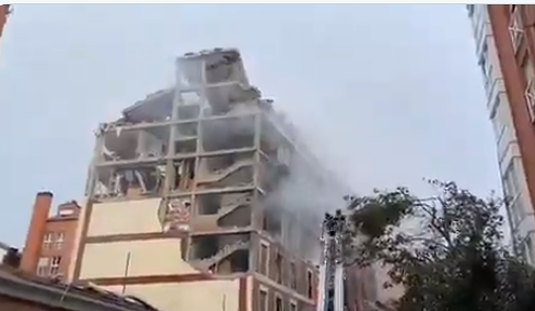 Spagna: forte esplosione nel centro di Madrid, sventrato un palazzo