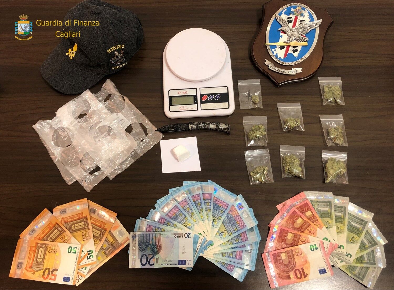 Cagliari, marijuana nascosta nella barca: spacciatore e pusher in manette a Sant’Elia