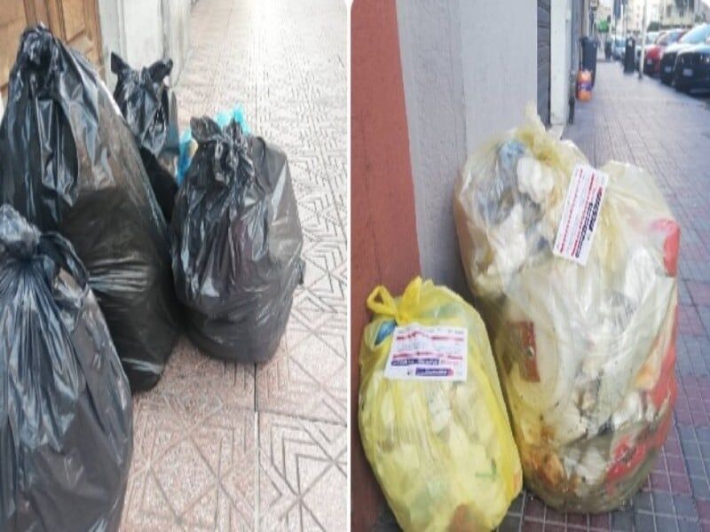 Cagliari, sorpresa a Capodanno: decine di sacchi pieni di rifiuti non ritirati