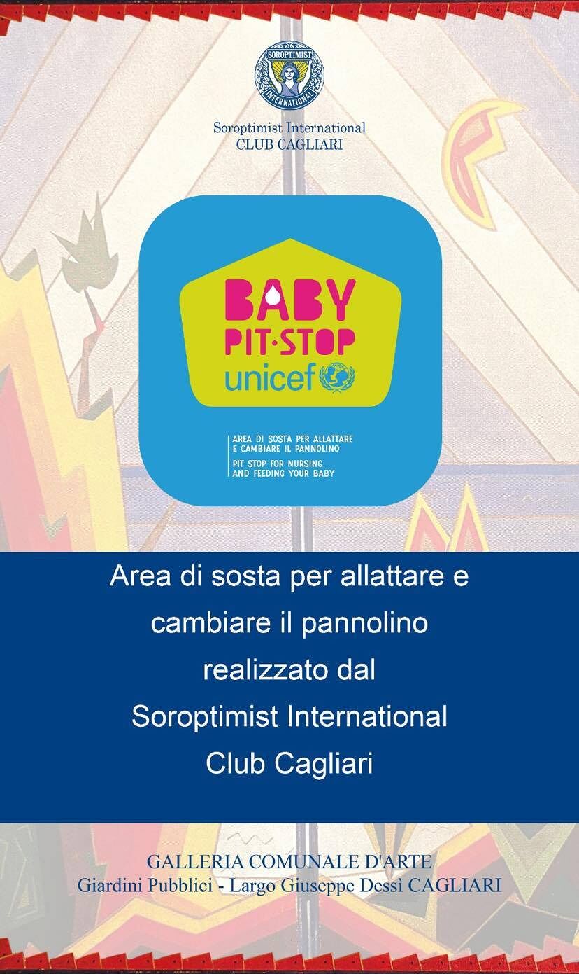 “Baby pit stop”, il progetto Unicef e Soroptimist inaugurato alla galleria Comunale d’Arte di Cagliari