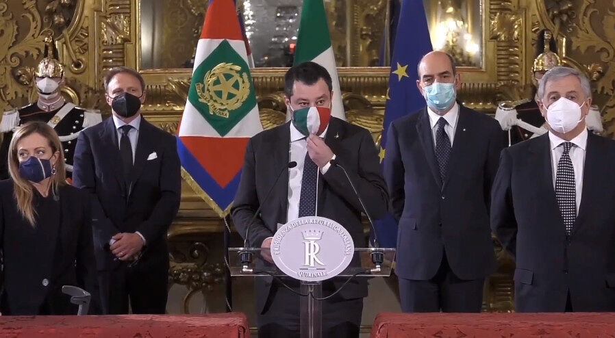 Crisi di Governo, il centrodestra compatto: “Causata da liti e vanità, torniamo alle elezioni”