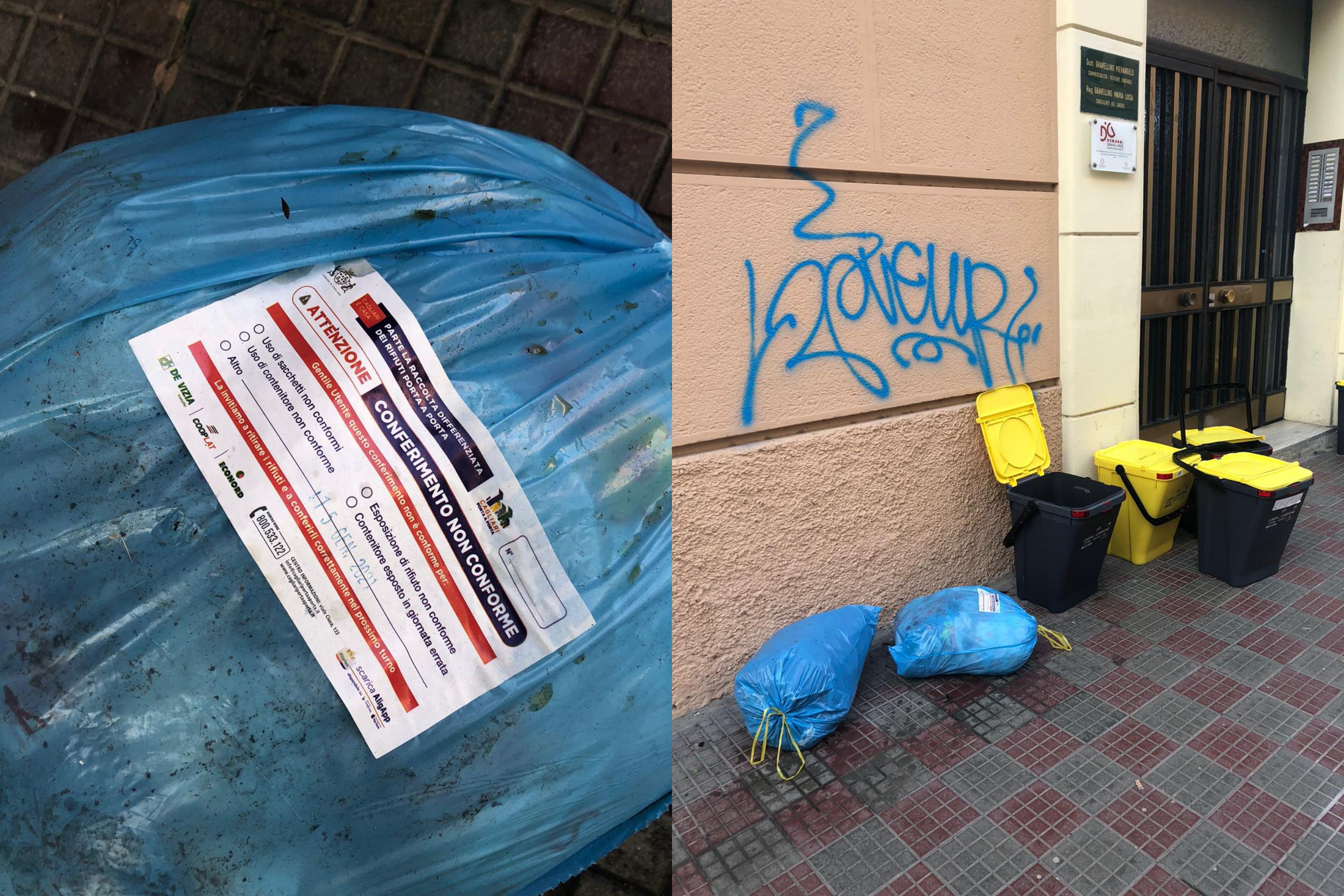 Cagliari, Fabrizio Nateri a Radio Casteddu: “Sacchi dell’indifferenziata in strada da 5 giorni”
