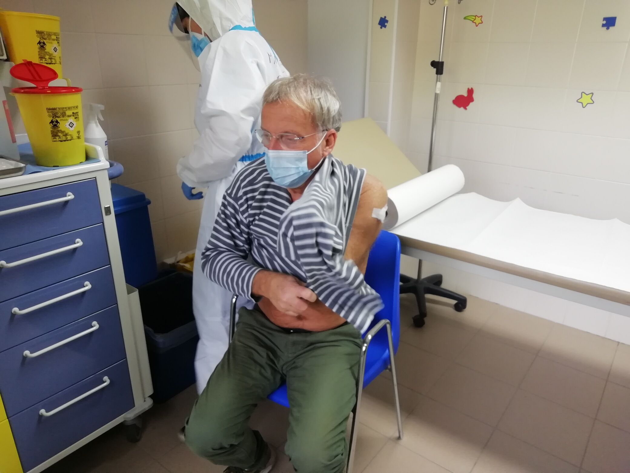 Vaccine Day, i primi sono un’infermiera della Radiologia e il Direttore sanitario del SS. Trinità