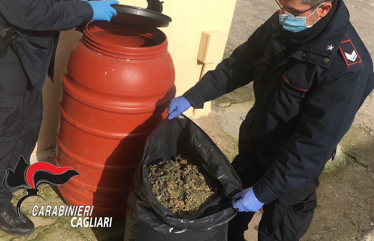 Serramanna, colpita dai carabinieri una piazza di spaccio: 2 arresti e 7 denunce, sequestrati 7 kg di droga