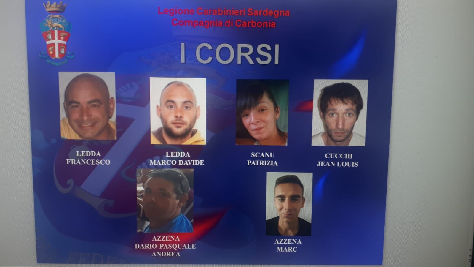Operazione “Maddalena” a Carbonia: due latitanti arrestati in Corsica