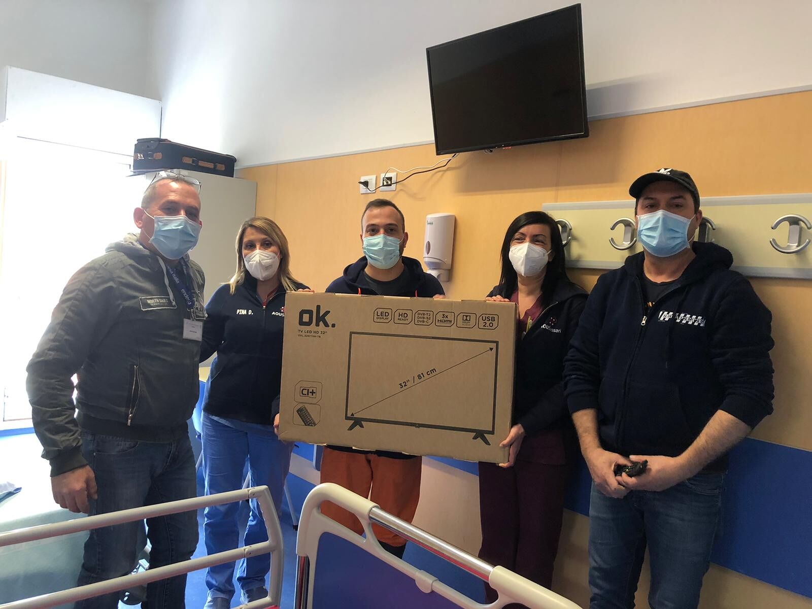 Sette televisori per i degenti della Clinica chirurgica dell’Aou Sassari