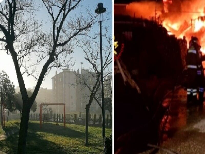 Quartu, domato il maxi incendio nel deposito di pneumatici: aria irrespirabile in mezza città