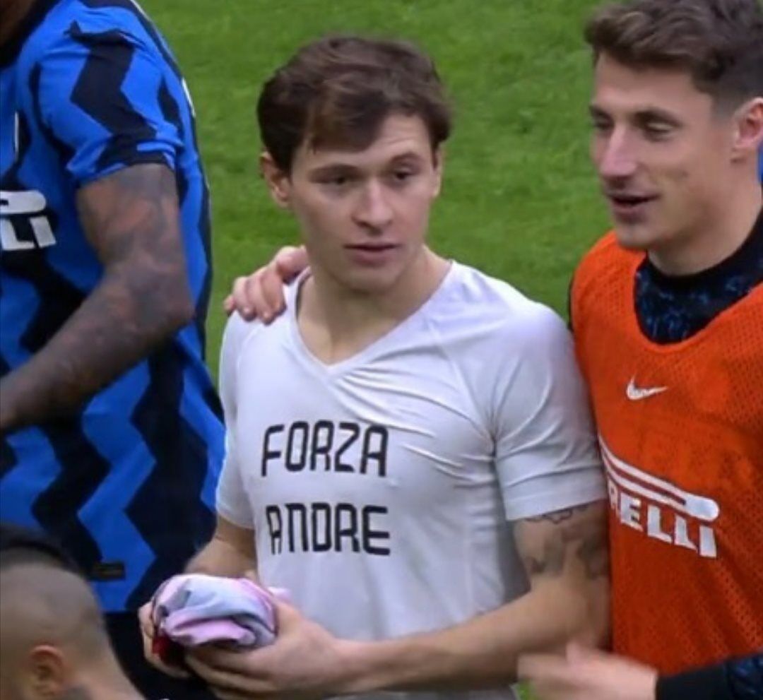 Andrea Cossu, prognosi ancora riservata ma ce la farà: il commovente messaggio di Barella
