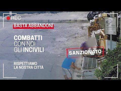 “Basta abbandoni”, la campagna di sensibilizzazione del comune di Cagliari contro l’abbandono dei rifiuti