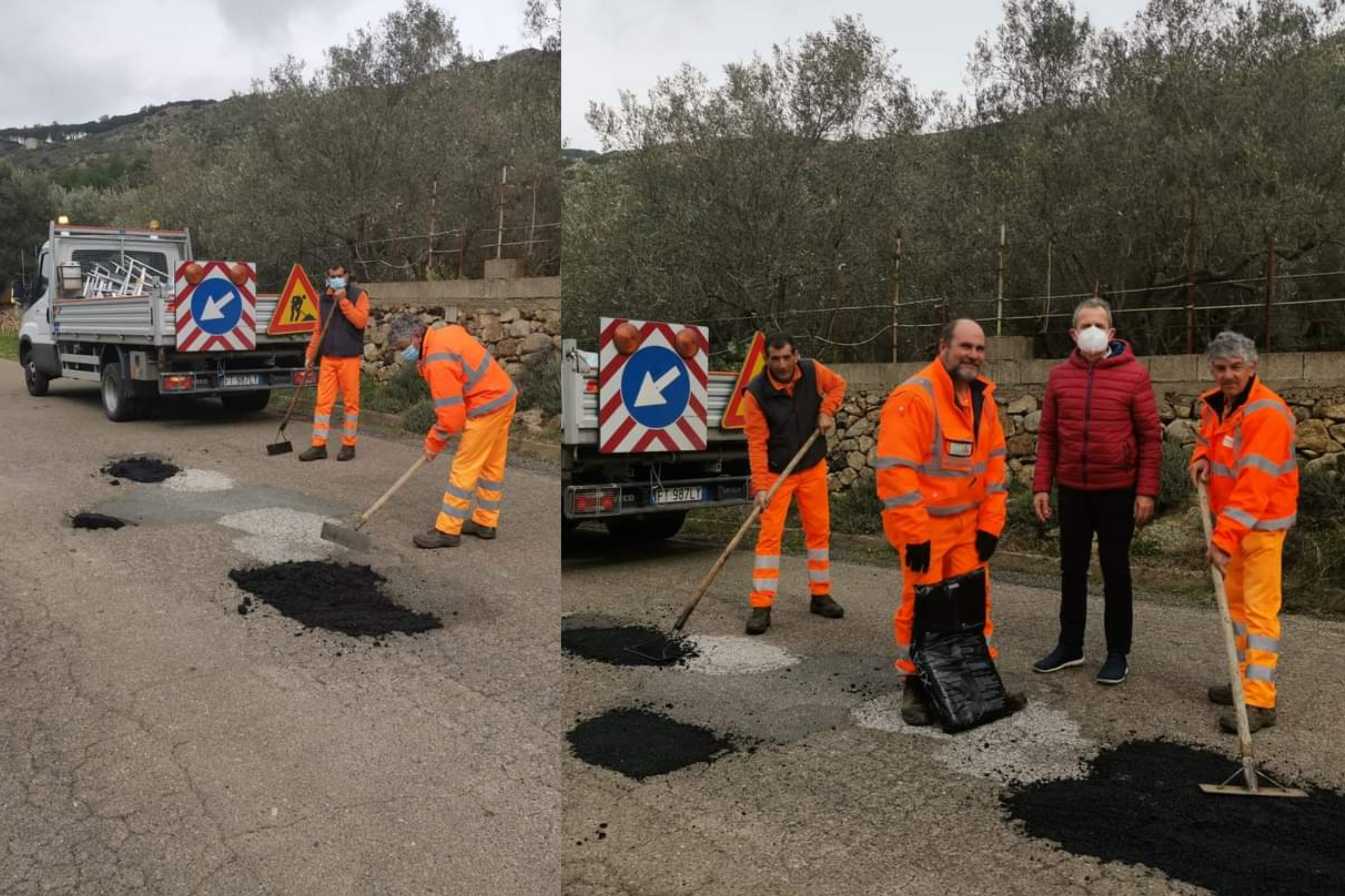 Via ai lavori per la sicurezza, addio alle buche sulla Arbus-Gonnosfanadiga