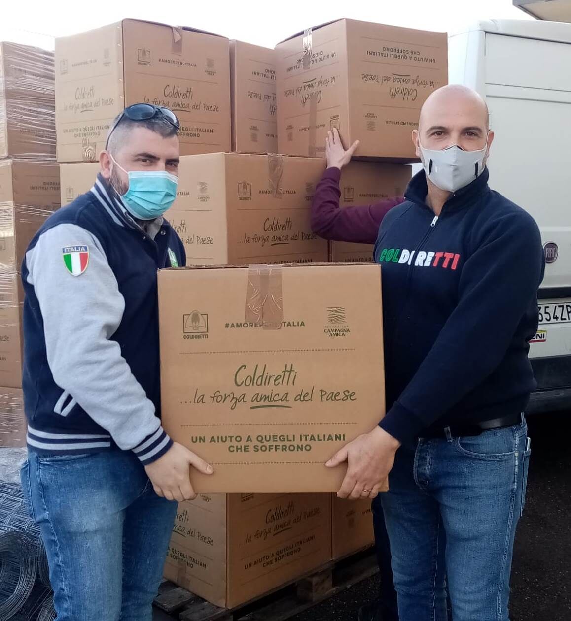 Coldiretti, 52 quintali di prodotti alimentari per le famiglie sarde in difficoltà economica