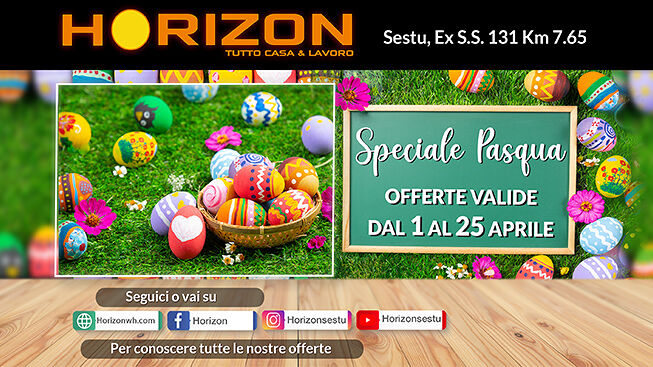 Speciale Pasqua Horizon, il mese di Aprile si apre con tantissime promozioni