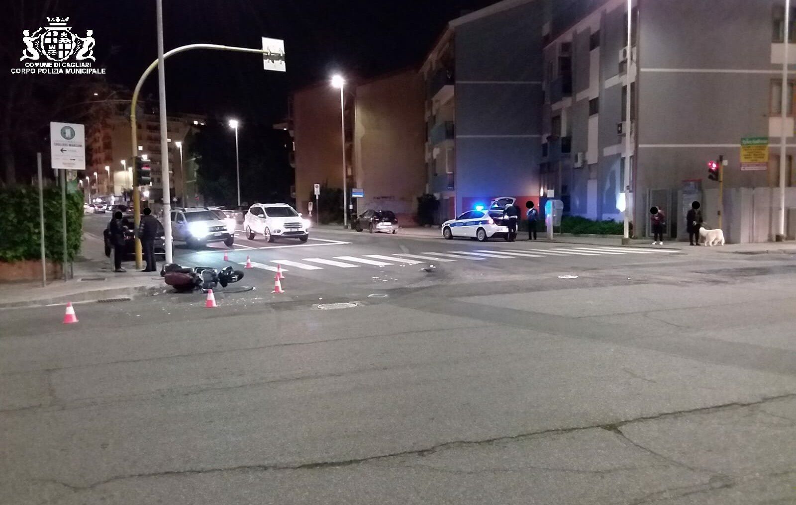 Cagliari, schianto auto-moto alla Fonsarda: centauro 37enne finisce all’ospedale