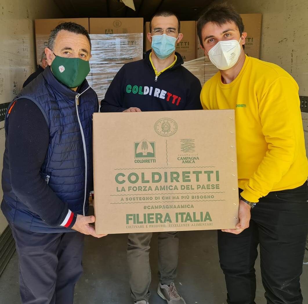 Emergenza covid, 20 mila chili di cibo Made in Italy per le famiglie indigenti sarde
