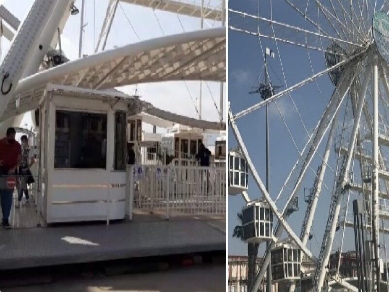 Cagliari, boom di selfie nel secondo sabato bianco alla ruota panoramica: “Un segno di speranza”