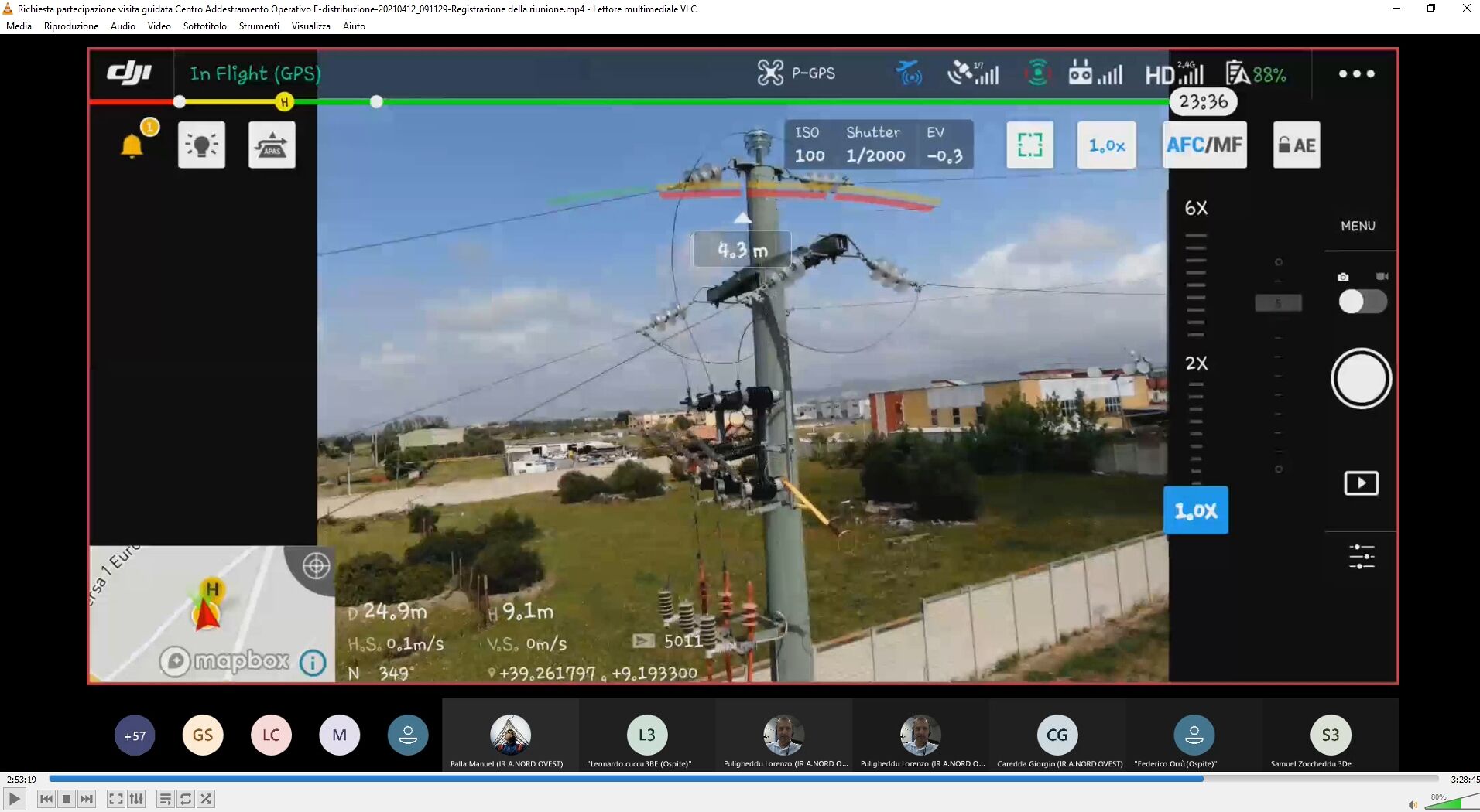 CS E-Distribuzione: visita d’istruzione a distanza per gli studenti del Primo Levi di Quartu