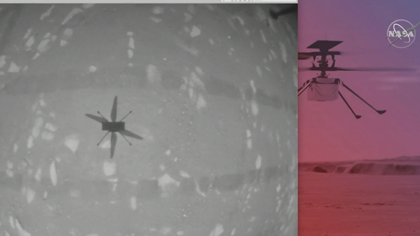 Ingenuity fa la storia: 40 secondi di volo su Marte