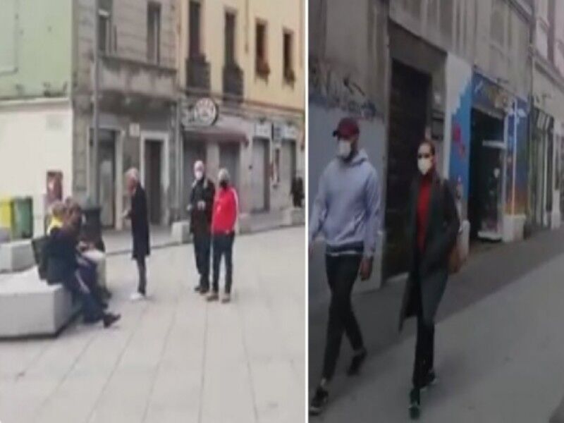 Il lockdown? A Cagliari è soft: tanti in giro tra un caffè e quattro chiacchiere