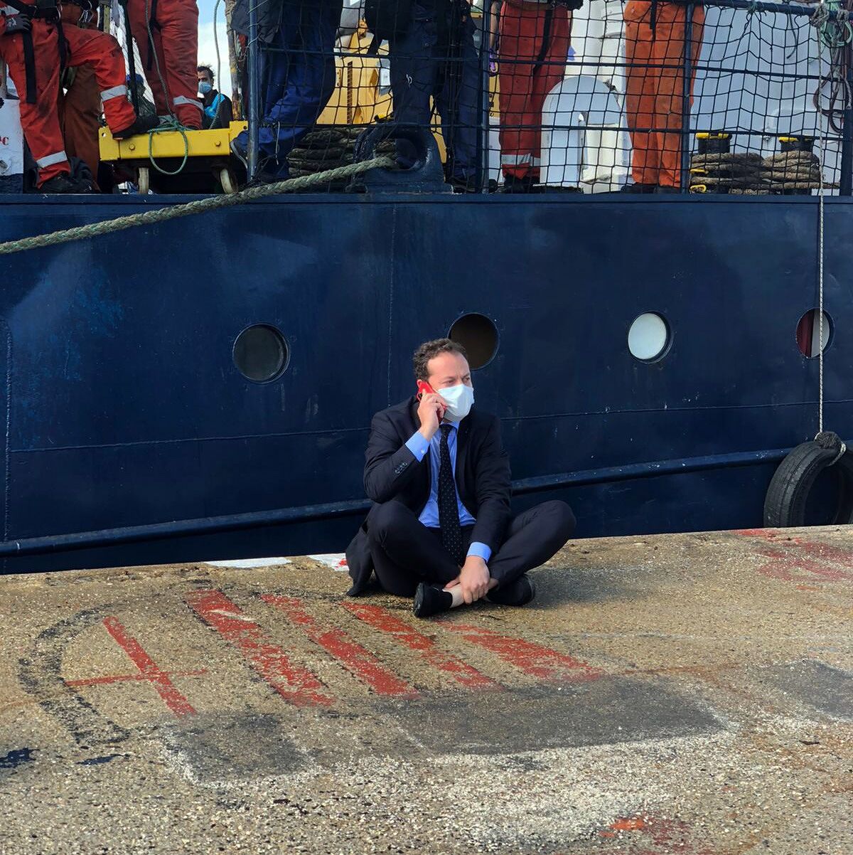 Ong, la nave “Alan Kurdi’ lascia Olbia dopo un sequestro di 7 mesi