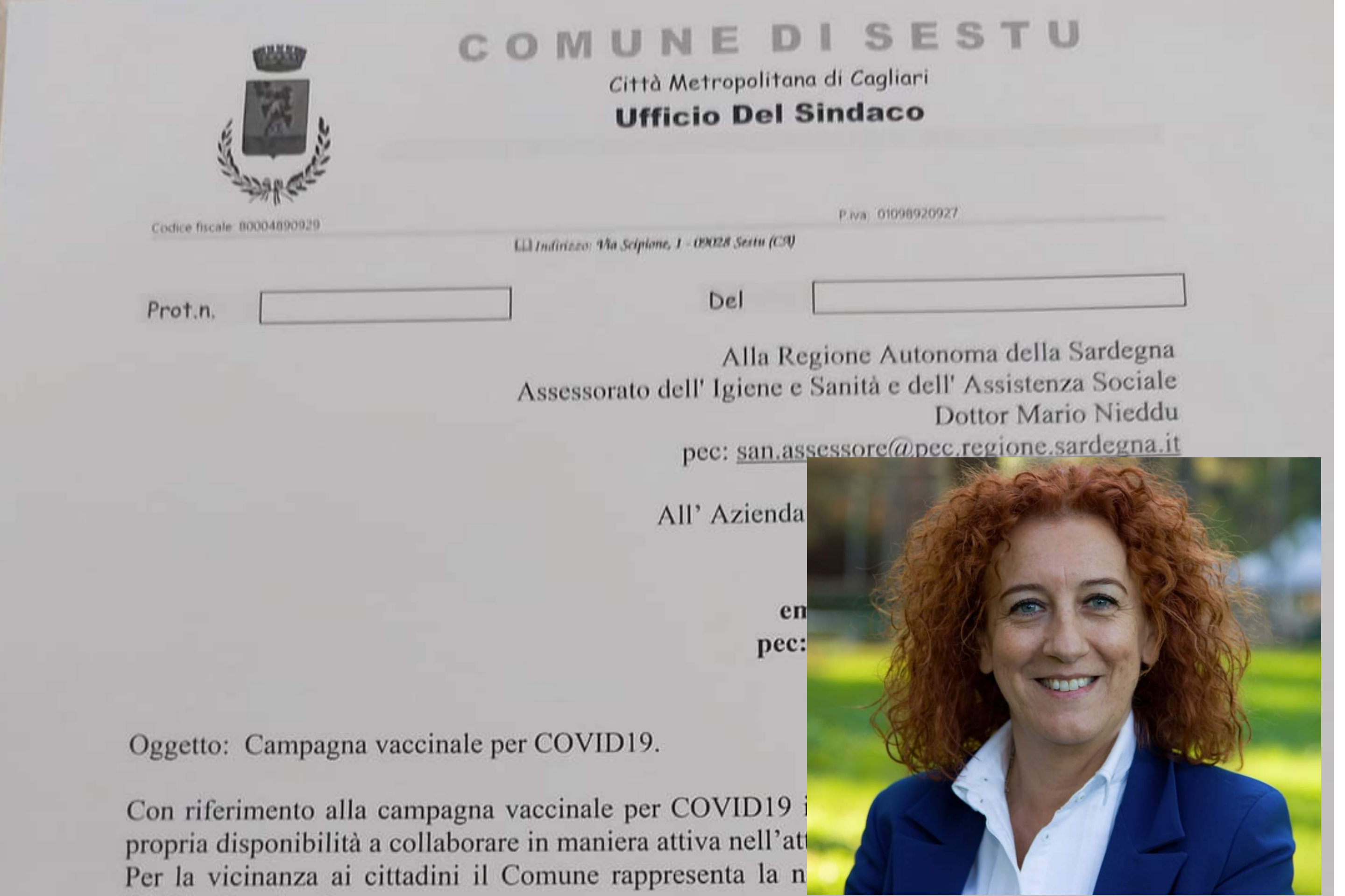 Vaccini, la sindaca chiede un hub a Sestu: “Ad oggi ancora nessuna risposta”