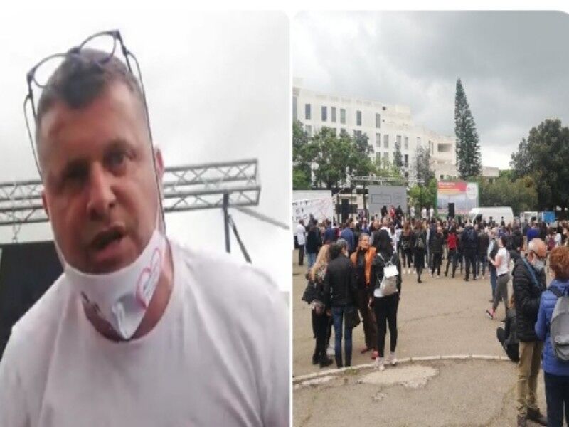 Cagliari, in 200 in piazzale Trento per invocare le riaperture nell’Isola: “Ma Solinas non ci ha risposto, siamo delusi”