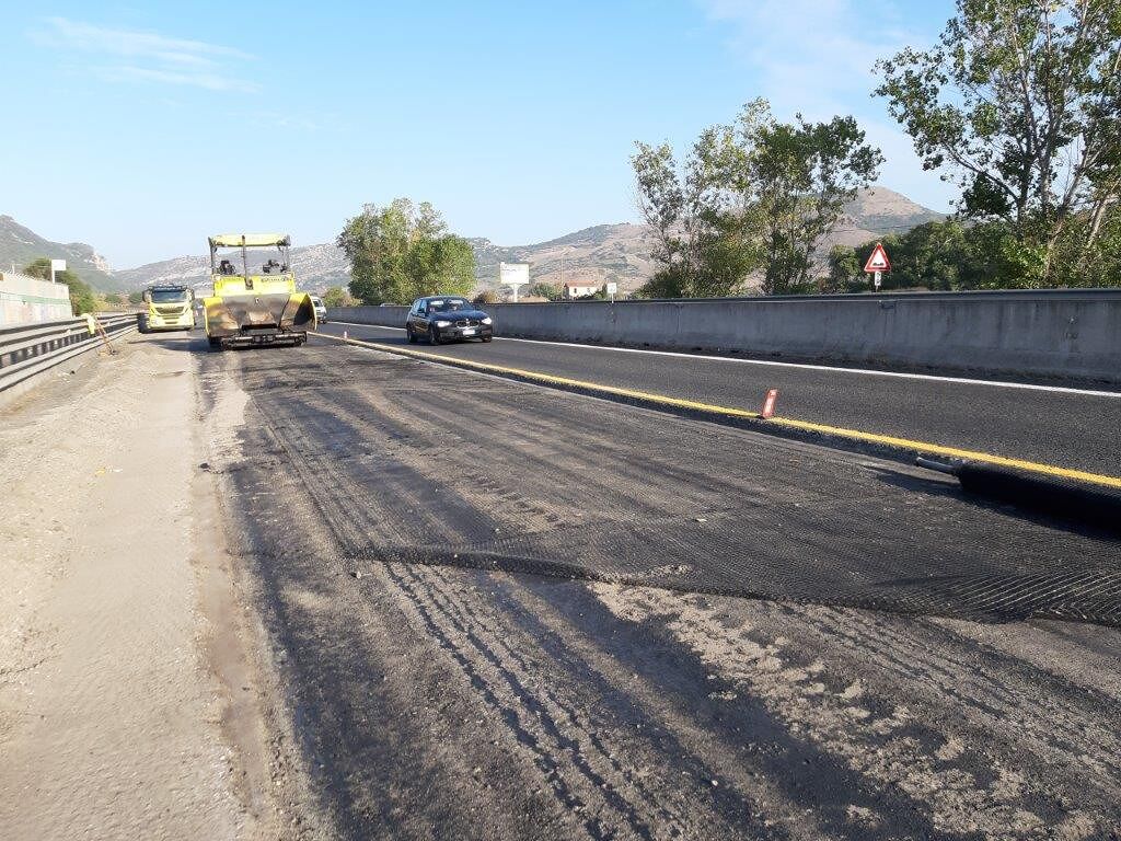 Restyling della Carlo Felice, nuovo asfalto a Monastir