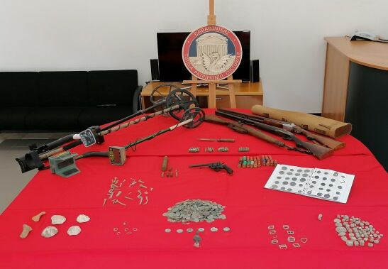 1120 reperti archeologici sequestrati, 61 denunce e 7 arresti: il bilancio 2020 dei Carabinieri NTPC di Cagliari