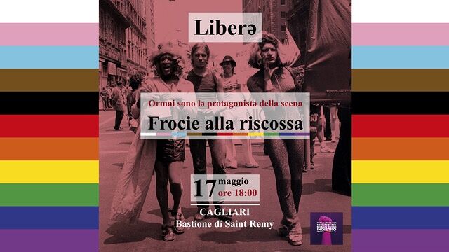 Cagliari, “Frocie alla riscossa”: manifestazione al Bastione per il Ddl Zan