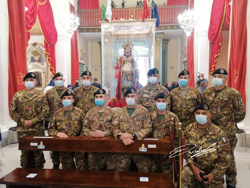 Sant’Efisio 2021, i bravissimi militari dell’Esercito da Cagliari a Pula: scorta speciale nell’anno bis del Covid