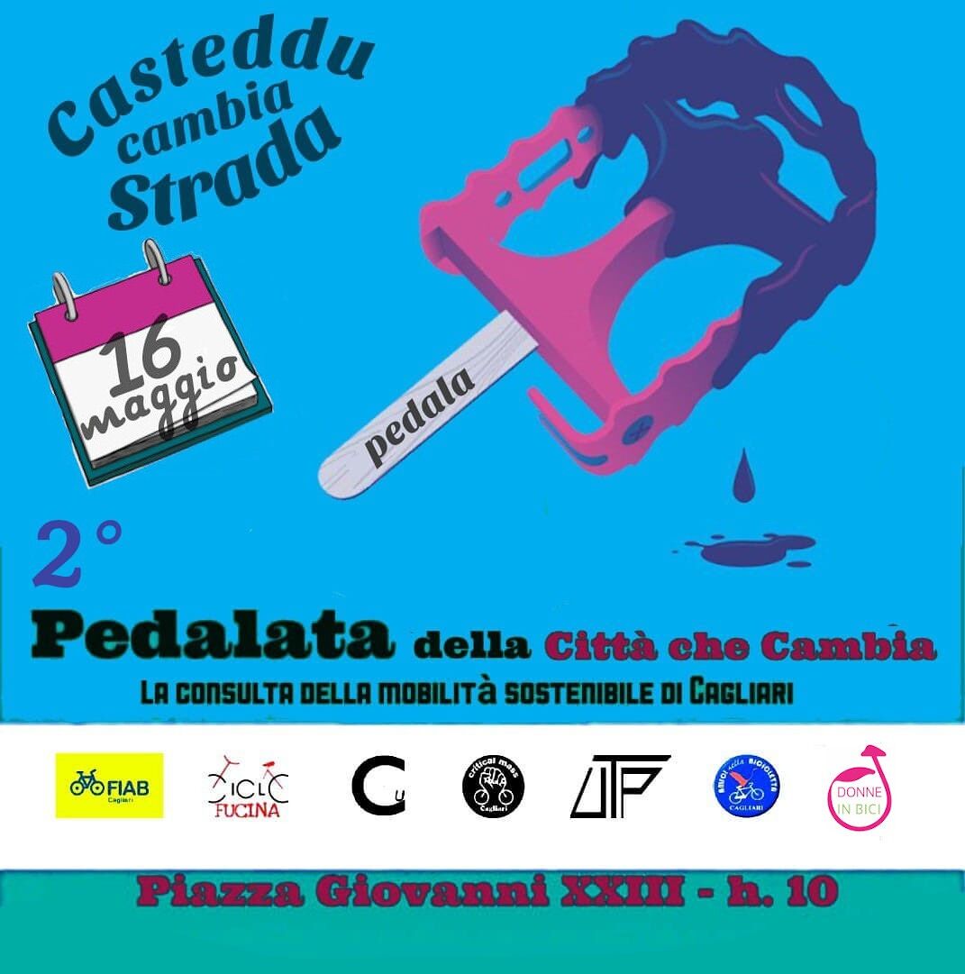 Cagliari, domenica 16 maggio la 2° Pedalata della Città che Cambia