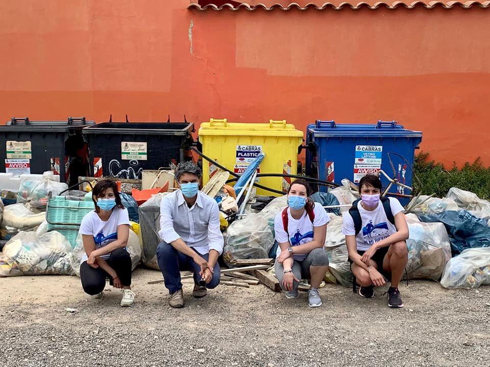 Cabras, giornata ecologica a San Giovanni di Sinis: raccolti quasi 700 chili di rifiuti