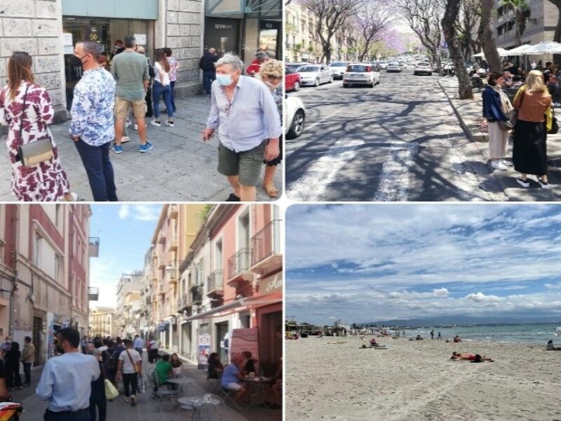 Zona bianca e 2 giugno, Cagliari risorge: migliaia in giro dal centro al Poetto (VIDEO)