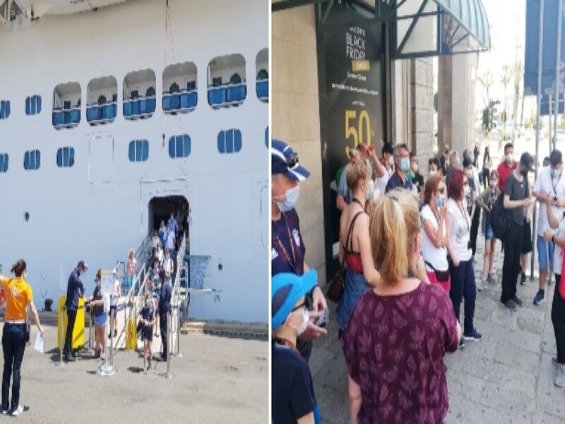 Stregati da Cagliari, mille crocieristi a spasso nella città in zona bianca: “Ma i tour saranno blindati”