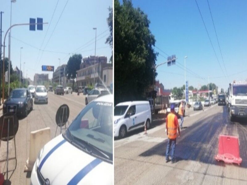 Quartu, caldo e tutti in fila: va avanti l’inferno per i lavori in viale Marconi