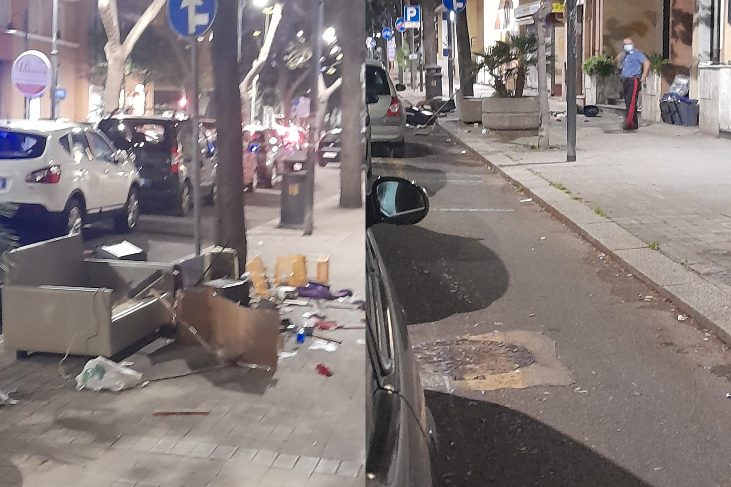 Cagliari, paura in via Dante: “Un uomo ha gettato di tutto dalla finestra urlando come un pazzo”