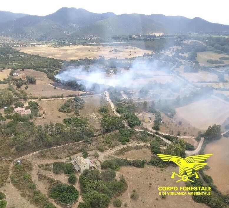 Ventun incendi in Sardegna, campagne in fiamme a Teulada e Carbonia