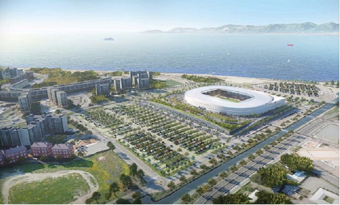 Cagliari, non solo stadio: nel futuro di Sant’Elia piazze, negozi, ristoranti sul canale e una mediateca