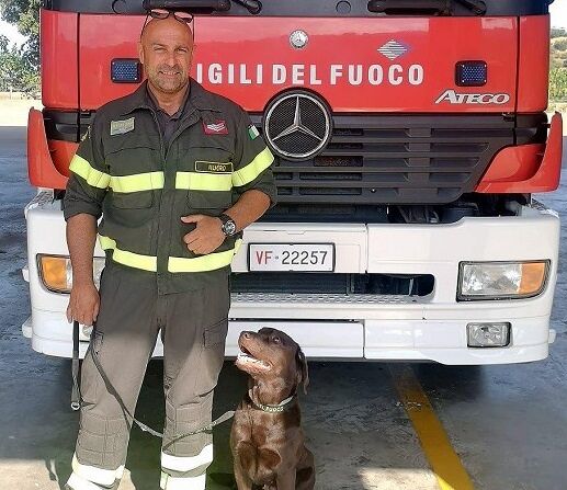 Unità cinofila Nuoro, new entry nella squadra dei vigili del fuoco: arriva Zara